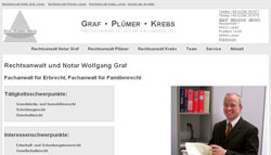 webdesign aus Lünen: webfeger.com: Anwaltskanzlei Graf - Plümer - Krebs